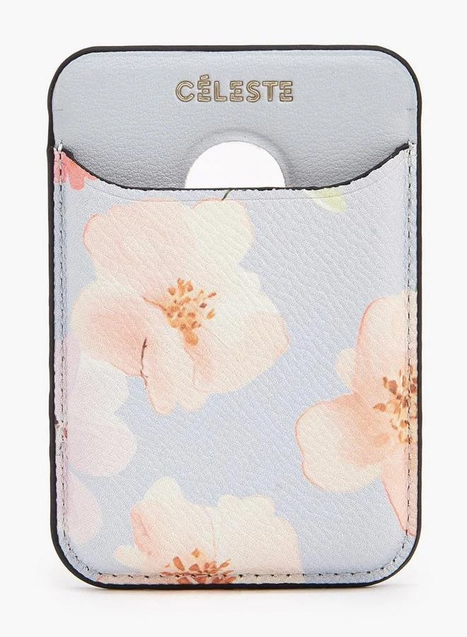 سيليست Floral Print Card Holder